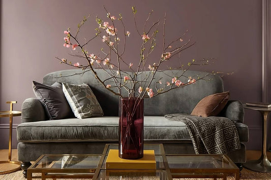 A wall featuring Benjamin Moore Cinnamon Slate 2113-40